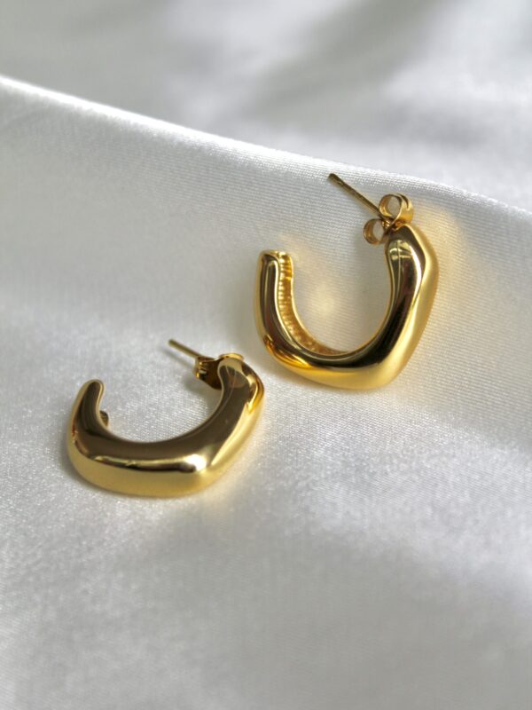 pendientes acero inoxidable hipoalergenico waterproof sin niquel sin plomo